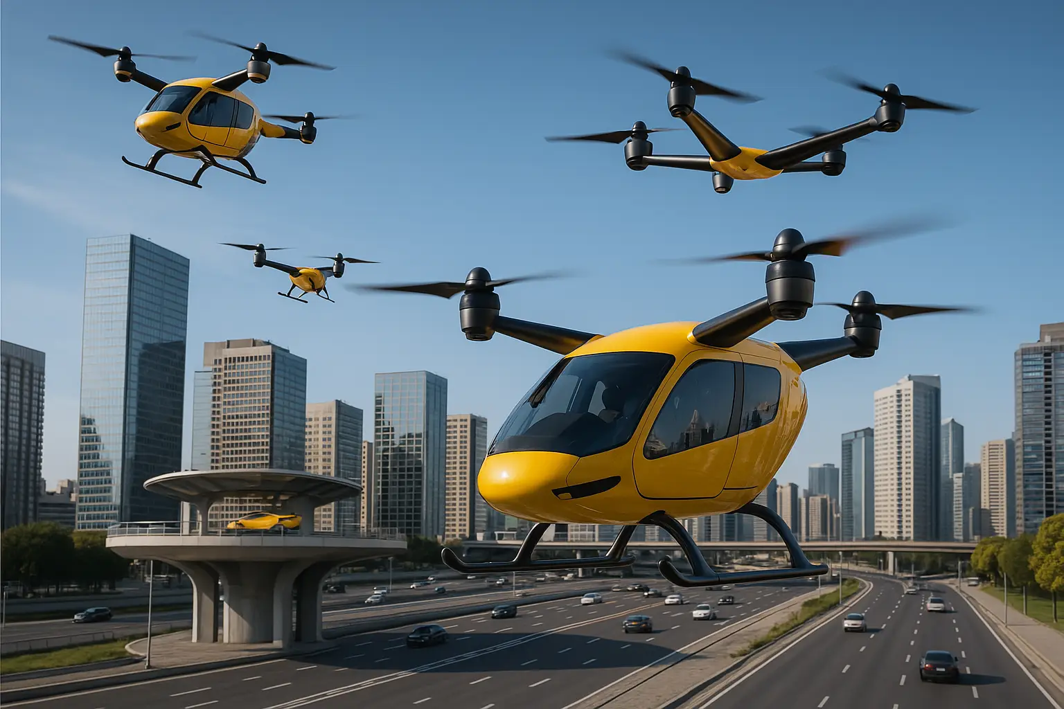 Flying Taxis - A Dream That Rose From Traffic Jams